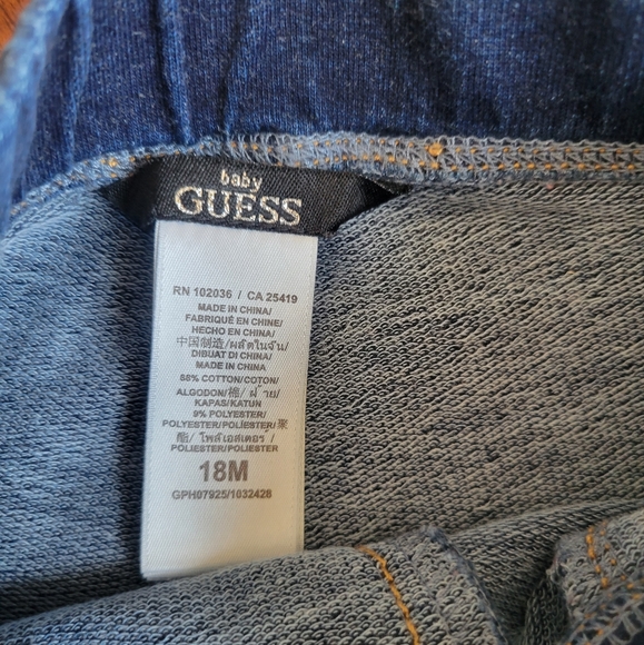 Guess Outfit NWOT Size 18 Months 2 Piece Faux Fur - Picture 3 of 9